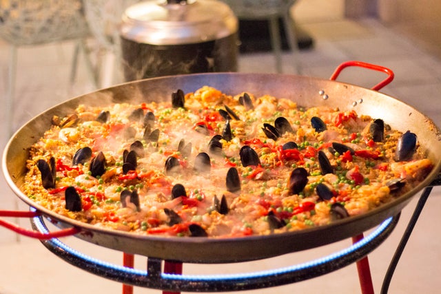 Paella and Wine | Ebb and Flow Getaways