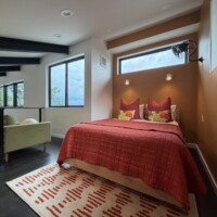 Luxury bedroom Ebb and Flow Getaways Mountain Vacation Rental